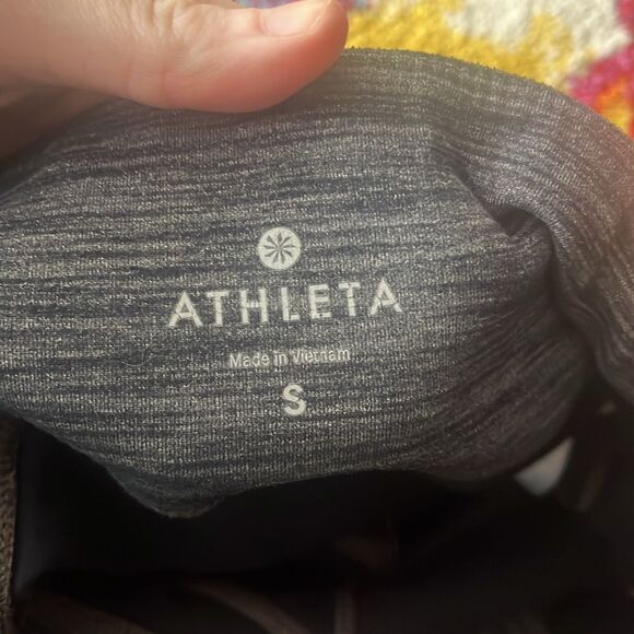 ATHLETA HEATHERED GRAY DRIFTER LEGGINGS SMALL - Picture 7 of 10